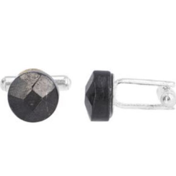 Shungite Cuff Links - Picture 1 of 3